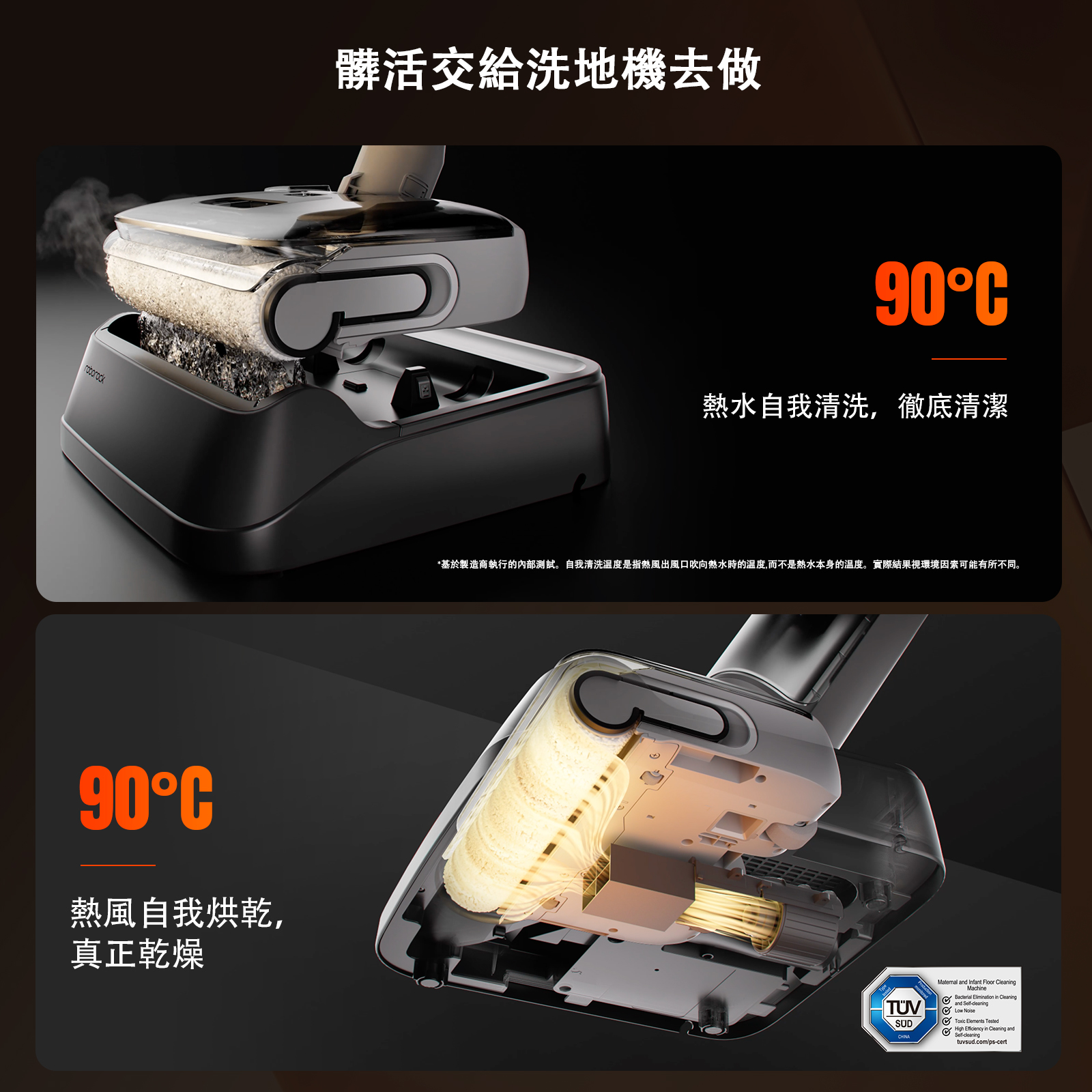 Roborock 零纏繞無線洗地機 F25 RT, , large image number 6